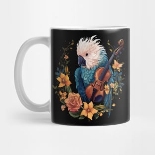 Cockatoo Playing Violin Mug